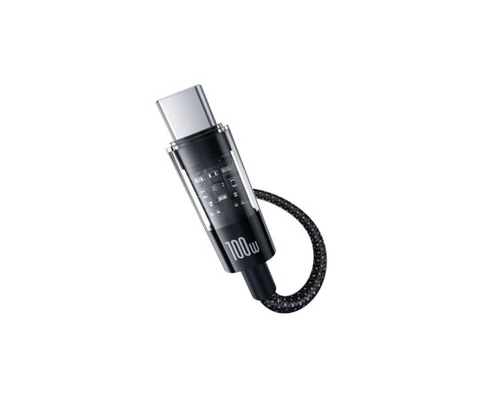 Дата кабель USB-C to USB-C 2.0m 100W (20V/5A) black Baseus (P10373000111-01), изображение 11