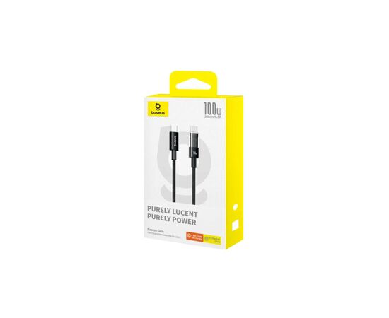 Дата кабель USB-C to USB-C 2.0m 100W (20V/5A) black Baseus (P10373000111-01), изображение 12