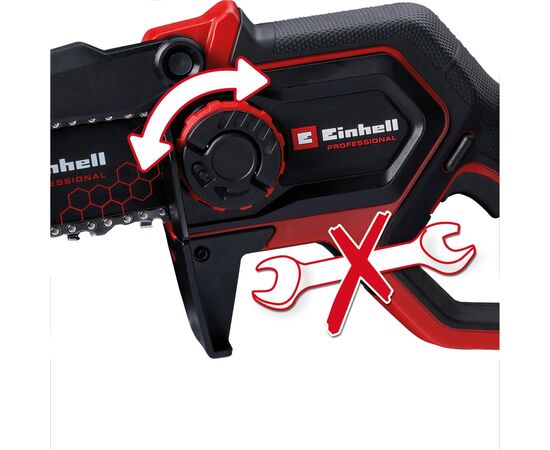 Цепная пила Einhell GP-PS 18/20 Li BL - Solo 18V (Без АКБ и ЗУ) (4600080), изображение 9