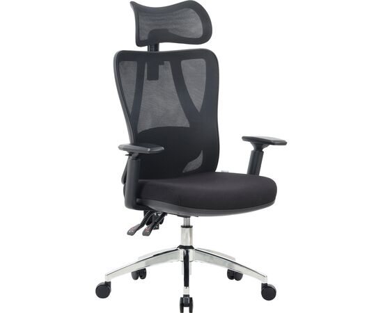 Офісне крісло OfficePro Aero OC490B Black (OC490B), зображення 3