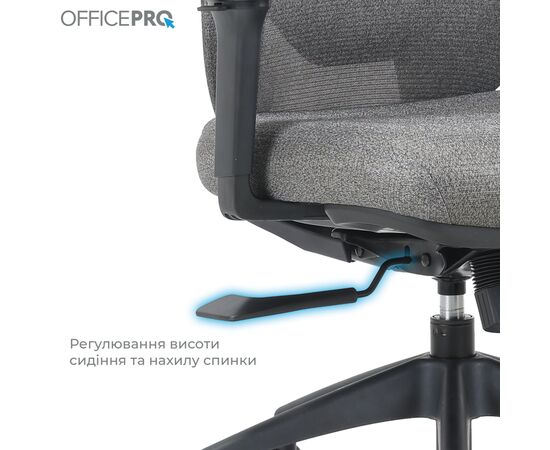 Офісне крісло OfficePro Comfort OC524G Gray (OC524G), зображення 11