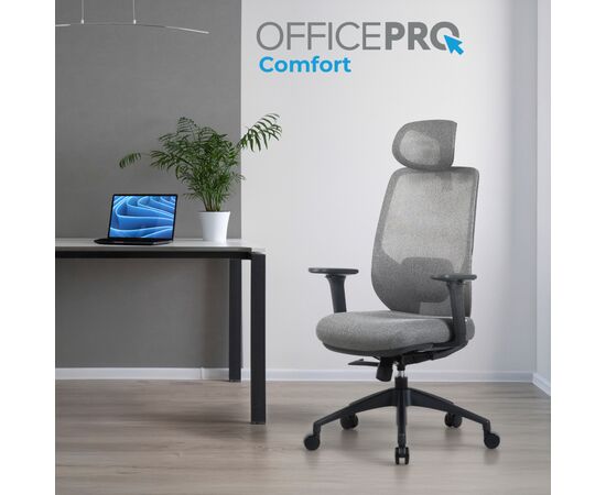 Офісне крісло OfficePro Comfort OC524G Gray (OC524G), зображення 7