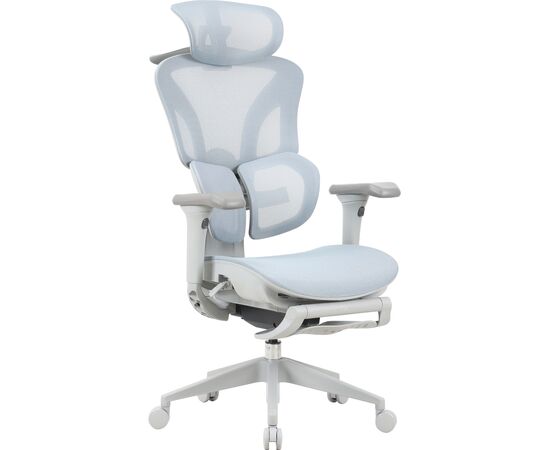 Офисное кресло OfficePro Elite OC950GLB Gray/Light Blue (OC950GLB), изображение 3