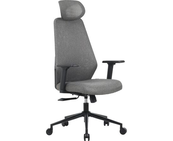 Офісне крісло OfficePro Fusion OC577G Gray (OC577G), зображення 3