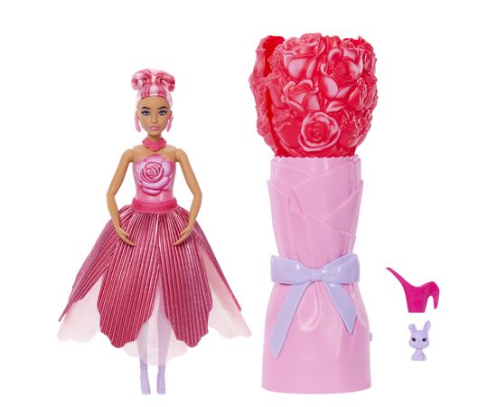 Кукла Barbie набор-сюрприз Petal Pop Красная роза (JMF59), изображение 2