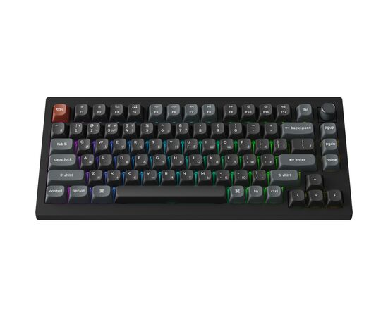 Клавиатура Keychron V1 Ultra Keychron Red Switch RGB UA Black (V1U-D1-UA), изображение 2