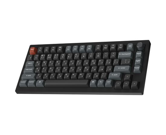 Клавиатура Keychron V1 Ultra Keychron Red Switch RGB UA Black (V1U-D1-UA), изображение 4