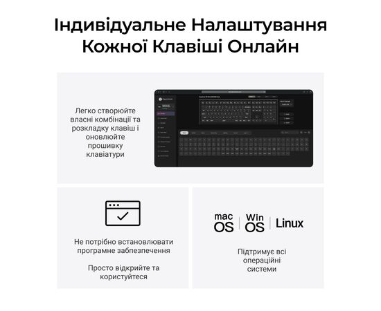Клавиатура Keychron V6 Ultra Keychron Red Switch RGB UA White (V6U-F1-UA), изображение 12