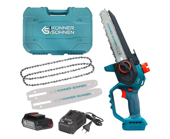 Цепная пила Konner&Sohnen KS MCS20V-8 CASE 20В, 2Ah, 20см (KSMCS20V-8CASE)