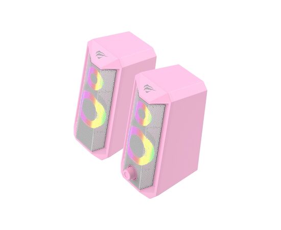 Акустическая система Havit HV-SK202 USB 2.0 Pink (6939119024048), изображение 2