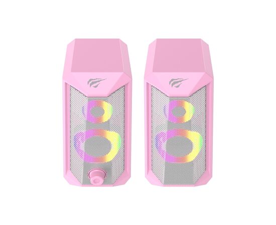 Акустическая система Havit HV-SK202 USB 2.0 Pink (6939119024048), изображение 3