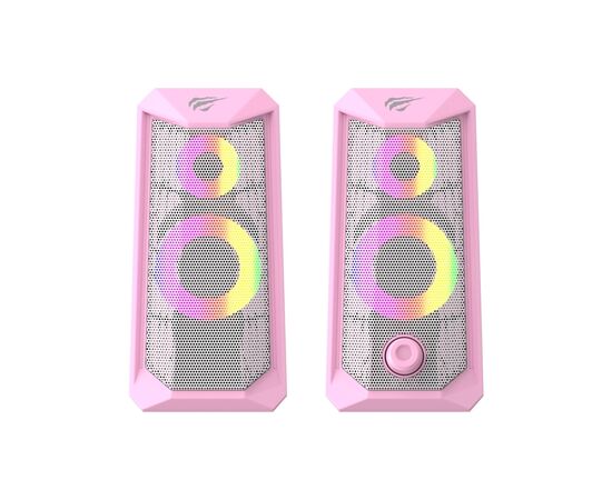Акустическая система Havit HV-SK202 USB 2.0 Pink (6939119024048), изображение 4