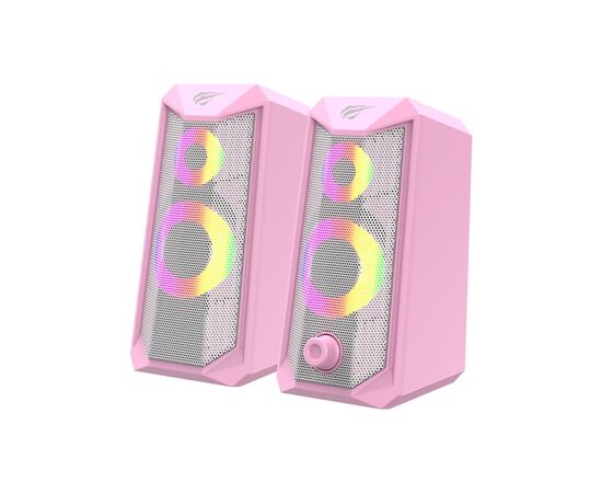 Акустическая система Havit HV-SK202 USB 2.0 Pink (6939119024048)