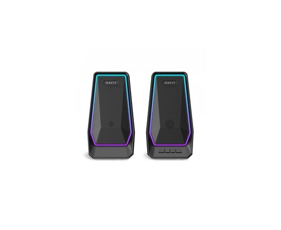 Акустическая система Havit SK769BT 10W RGB USB Black (6939119050139), изображение 2