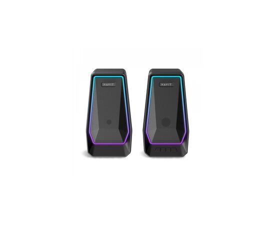 Акустическая система Havit SK769BT 10W RGB USB Black (6939119050139), изображение 3