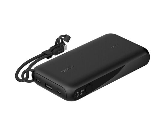 Батарея универсальная Belkin 20000mAh, 20W Black (BPB028HQBK), изображение 3