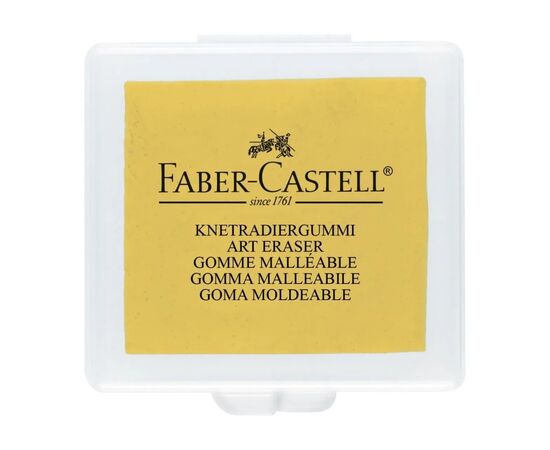 Ластик Faber-Castell «Клячка» Kneadable Art в пластиковой коробке, цвета ассорти (24292), изображение 3