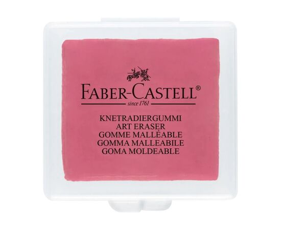 Ластик Faber-Castell «Клячка» Kneadable Art в пластиковой коробке, цвета ассорти (24292), изображение 4