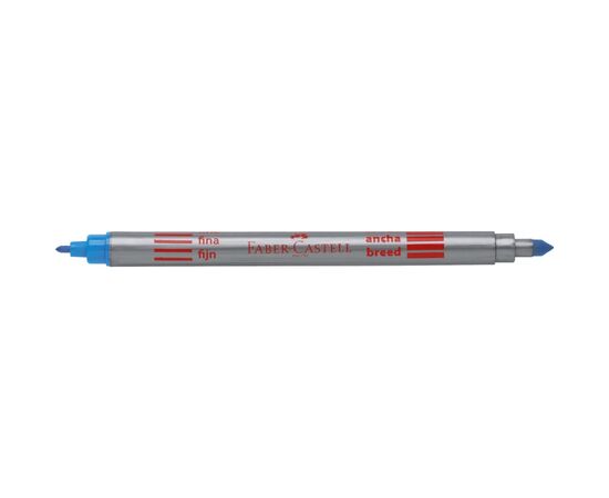 Фломастеры Faber-Castell двухсторонние Double-ended Fibre tip, 20 цветов (28023), изображение 5