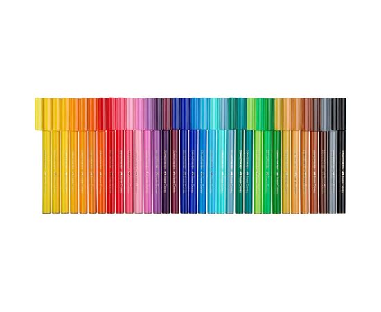 Фломастеры Faber-Castell Сумочка в металлической коробке Connector Скрепляй вместе 33 цвета (31772), изображение 3