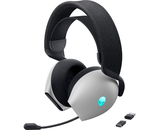 Навушники Dell Alienware Tri Mode AW725H Lunar Light (545-BBFV)