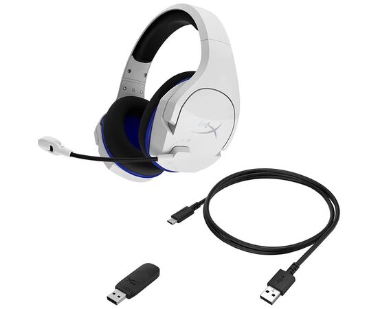 Наушники HyperX Cloud Stinger Core Wireless PS4/PS5 White/Blue (4P5J1AA), изображение 7
