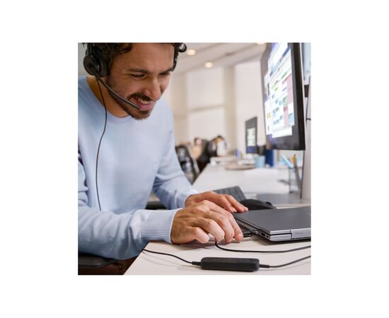 Наушники Poly Mission 425 USB Black (C01B3AA), изображение 8