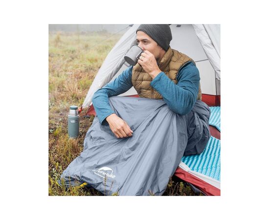 Спальний мішок Naturehike Summer надлегкий LW180 NH21MSD09 L (15C) M Light Green (6927595777930-L), зображення 4