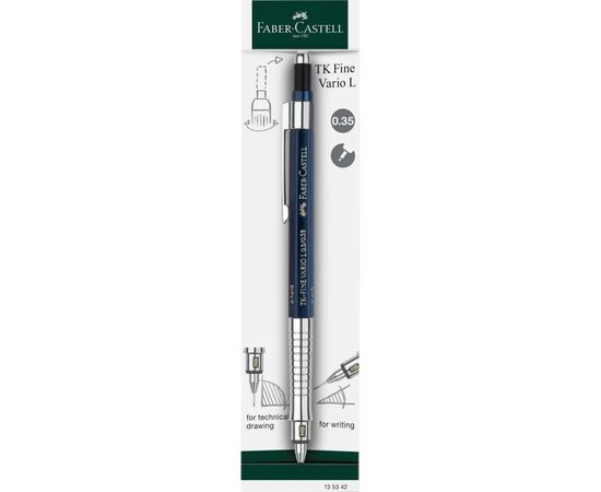 Карандаш механический Faber-Castell TK - Fine VARIO L Indigo, диаметр 0,3/0,35 мм (32527)