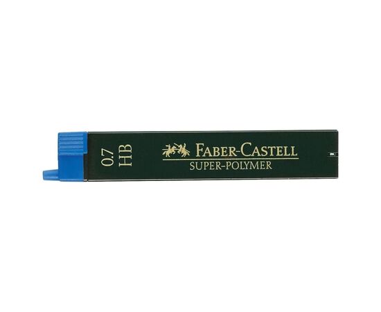 Грифель для механического карандаша Faber-Castell Super-Polymer НВ (диаметр 0,7 мм), 12 штук в пенале (2012)