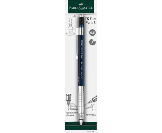 Карандаш механический Faber-Castell TK-Fine VARIO L Indigo, диаметр 0,5 мм (32529)