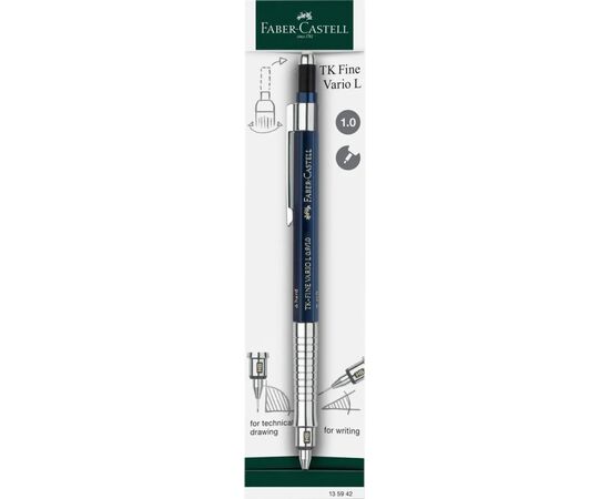 Карандаш механический Faber-Castell TK-Fine VARIO L Indigo, диаметр 0,9/1,0 мм (32531)