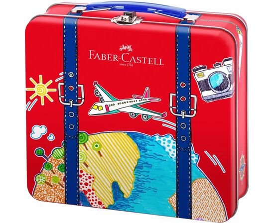 Фломастери Faber-Castell в металевій валізці Connector Скрепляй разом 40 кольорів (31347), зображення 2