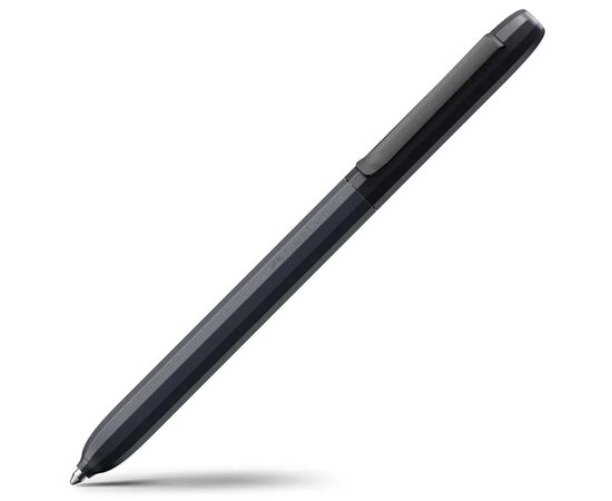 Ручка кулькова Faber-Castell поворотна серії AVORI Cosmic Flow, колір корпусу чорний, синя М (0,7 мм) (33061)