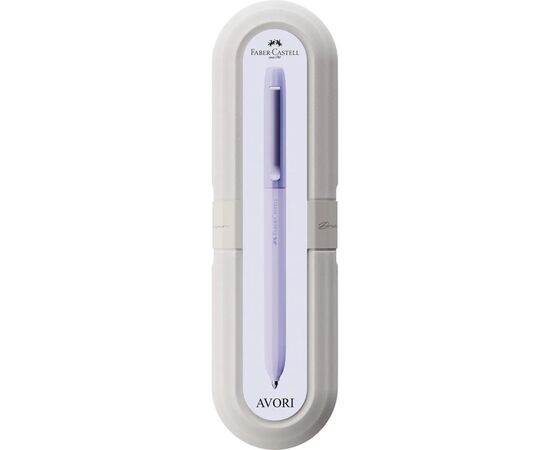 Ручка шариковая Faber-Castell поворотная серии AVORI Dream Weaver, цвет корпуса фиолетовый, синий М (0,7 мм) (33064), изображение 4