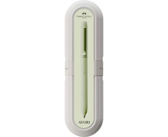 Ручка шариковая Faber-Castell поворотная серии AVORI Fresh Breeze, цвет корпуса салатовый, синий М (0,7 мм) (33066), изображение 4