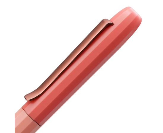 Ручка шариковая Faber-Castell поворотная серии AVORI Inner Fire, цвет корпуса розовый, синий М (0,7 мм) (33065), изображение 3