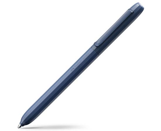 Ручка шариковая Faber-Castell поворотная серии AVORI Midnight Muse, цвет корпуса темно-синий, синий М (0,7 мм) (33063)