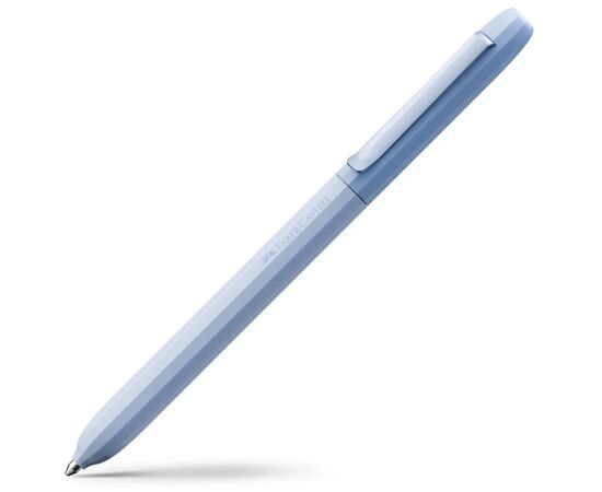 Ручка шариковая Faber-Castell поворотная серии AVORI Peace of Mind, цвет корпуса голубой, синий М (0,7 мм) (33062)