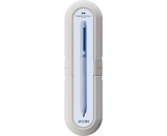 Ручка шариковая Faber-Castell поворотная серии AVORI Peace of Mind, цвет корпуса голубой, синяя ХВ (1,0 мм) (33068), изображение 4