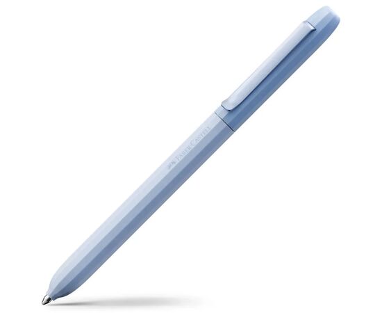 Ручка шариковая Faber-Castell поворотная серии AVORI Peace of Mind, цвет корпуса голубой, синяя ХВ (1,0 мм) (33068)