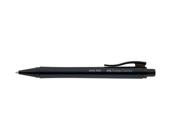 Ручка шариковая Faber-Castell Daily Ball XB Black, корпус черный, стержень синий (1,0 мм) (32534), изображение 2