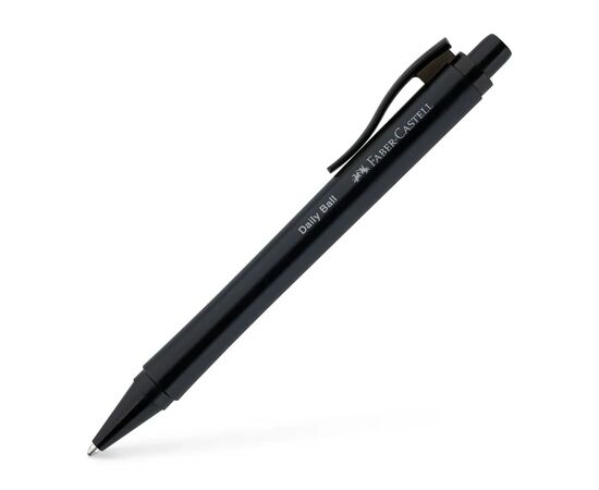 Ручка шариковая Faber-Castell Daily Ball XB Black, корпус черный, стержень синий (1,0 мм) (32534)