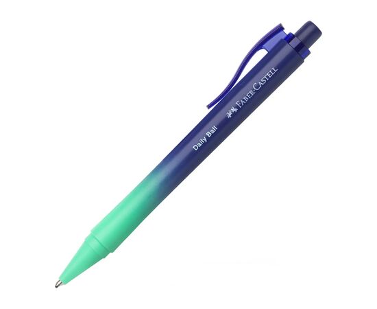 Ручка шариковая Faber-Castell Daily Ball XB Buzzing Blue корпус сине-зеленый, стержень синий (1,0 мм) (33094)