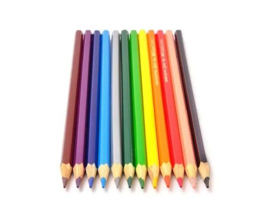 Карандаши цветные Faber-Castell Замок 12+3 кольорів з чинкою (110312) (22086), изображение 3