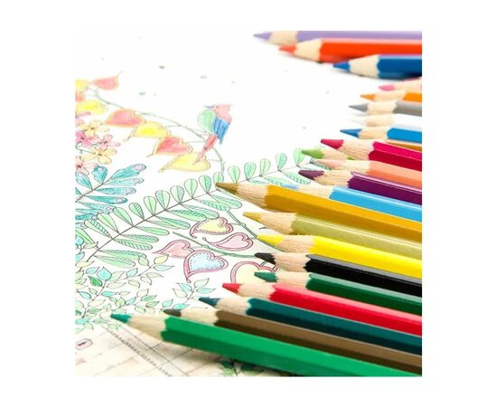Карандаши цветные Faber-Castell Замок 12+3 кольорів з чинкою (110312) (22086), изображение 4