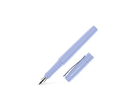 Ручка шариковая Faber-Castell набор ручек POLY Ball Set в металлическом пенале (перо + шарик. ручка), цвет корпуса фиолетовый (32958), изображение 3