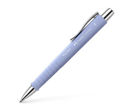 Ручка шариковая Faber-Castell набор ручек POLY Ball Set в металлическом пенале (перо + шарик. ручка), цвет корпуса фиолетовый (32958), изображение 4