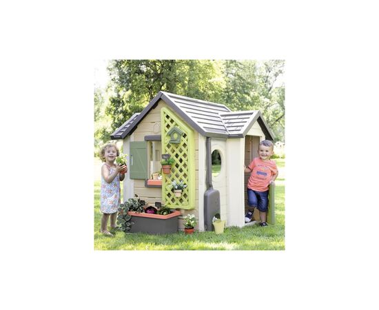 Игровой домик Smoby Life Садовий з кашпо та годівничкою (7600810408), изображение 7