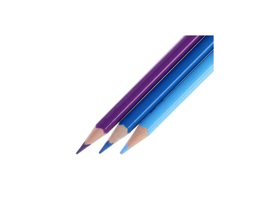 Карандаши цветные Faber-Castell тригранні, 12 кольорів + стругачка (120523) (21614), изображение 4